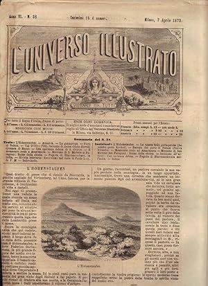 L'Universo Illustrato. Giornale per tutti. Anno VI. N. 28 Milano, 7 aprile 1872
