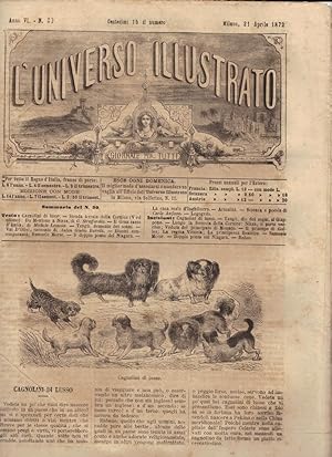 L'Universo Illustrato. Giornale per tutti. Anno VI. N. 30 Milano, 21 aprile 1872
