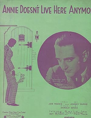 Annie Doesn't Live Here Anymore - Vintage Sheet Music