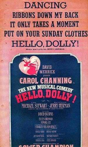 HELLO, DOLLY! (5 Singles) from David Merrick presents Carol Channing: Hello, Dolly!; Put On Your ...