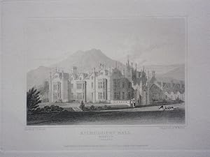 Original Single Engraving from Views of the Seats of Noblemen and Gentlemen in England Scotland a...