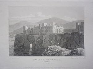 Original Single Engraving from Views of the Seats of Noblemen and Gentlemen in England Scotland a...