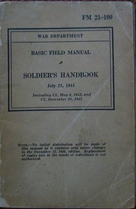Soldier's Handbook July 23, 1941