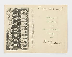 Australian Cricket Team. South African Tour, 1935-36 [cover title]. An official Christmas card
