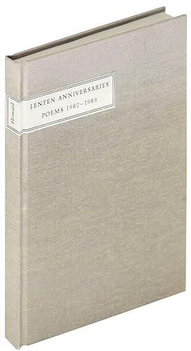 Lenten Anniversaries: Poems 1982-1989
