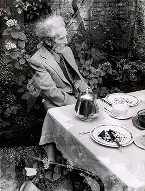 [Photographie originale] Deux portraits photographiques "inconnus" et "ratés" d'Ezra Pound à Veni...