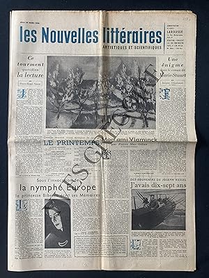 LES NOUVELLES LITTERAIRES-N°1491-29 MARS 1956