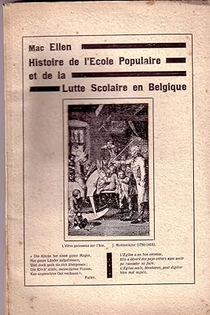 HISTOIRE DE L'ECOLE PRIMAIRE ET DE LA LUTTE SCOLAIRE EN BELGIQUE