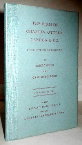 The Firm of Charles Ottley, Landon & Co.: footnote to an enquiry.