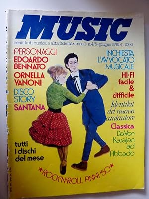 "MUSIC Mensile di Musica e Alta Fedeltà Anno 1 n.° 4/5 Giugno 1979"