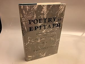 Poetry as Epitaph
