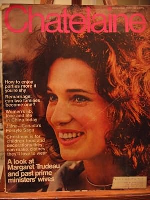 Chatelaine Magazine - December 1971 - with Full Page Kraft Spaghetti Ad Featuring Angelo Mosca, P...