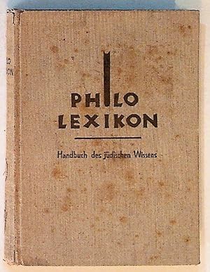 Philo-Lexikon. Handbuch des Jüdischen Wissens