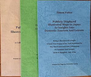 Publicly Displayed Illustrated Maps in Japan. 3 Volumes (Essays, Educationasl Merits & Insights I...