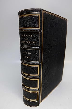 Poesies de Andre Chenier.; Studies on his life and works, commentaries, lexicon and index by L. B...