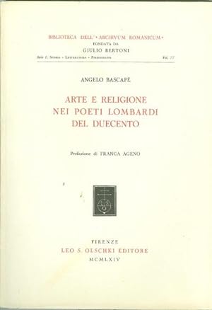 Arte e religione nei poeti lombardi del Duecento