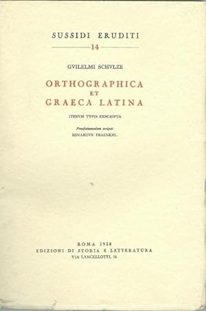 Orthographica et graeca latina