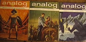 Analog: Science Fact / Science Fiction: October, November, December 1964 (.3 issues) featuring "S...