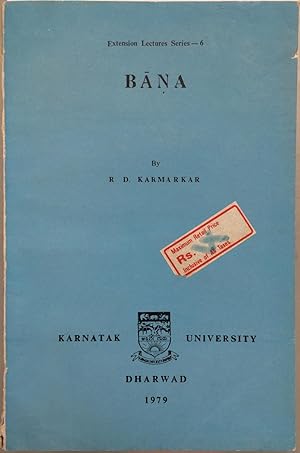 Bana [Extension lectures series (Karnatak University), 6.]