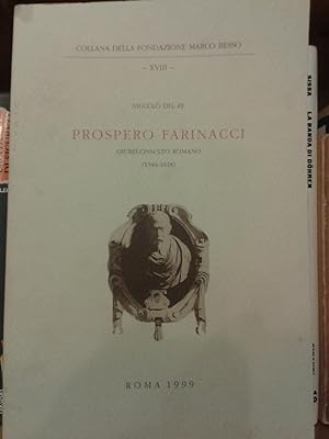 PROSPERO FARINACCI Giureconsulto Romano (1544 - 1618)