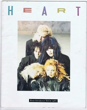 HEART - Bad Animals Tour Book; 1987 (Concert Tour Program Book)