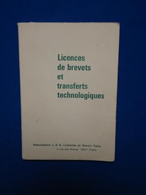 Licences de Brevets et Transferts Technologiques