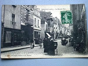 Carte Postale Ancienne - REDON - La Grande Rue.