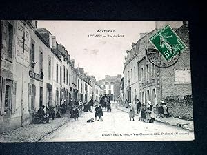 Carte Postale Ancienne - LOCMINE - Rue du Pont.