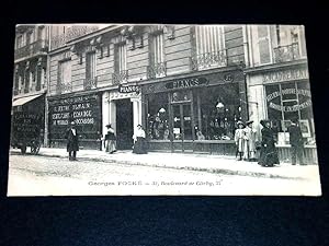 Carte Postale Ancienne - Pianos Georges FOCKE - 37 boulevard de Clichy