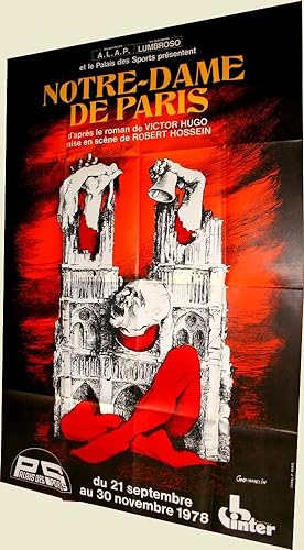 Affiche Notre Dame de Paris de Robert Hosssein - Palais des Sports