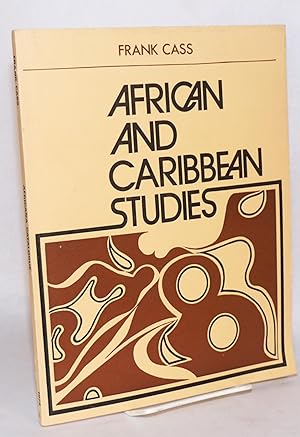 Frank Cass and Company, Ltd: African and Caribbean Studies catalogue
