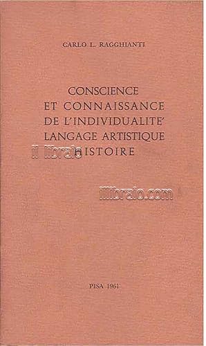 Conscience et connaissance de l'individualit   langage artistique histoire