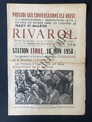 RIVAROL-N°388-19 JUIN 1958