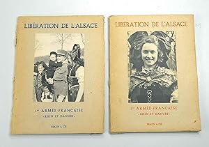 Liberation de l'Alsace - 1ere Armee Francaise - Rhin et Danube - 1° et 2° séries.
