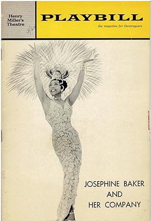 Playbill: "Josephine Baker and Her Company"