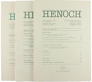 HENOCH. Vol. XII. Studi storicofilologici sull'ebraismo redatti presso la biblioteca Paul Kahle d...