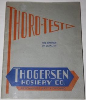 Thorgersen Hosiery Co. Thoro-Test Trade Catalogue Leading Styles for Fall and Winter 1937