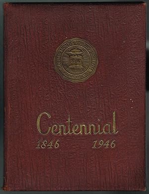 UNONIAN MOUNT UNION COLLEGE "Centennial 1846-1946" Alliance, Ohio