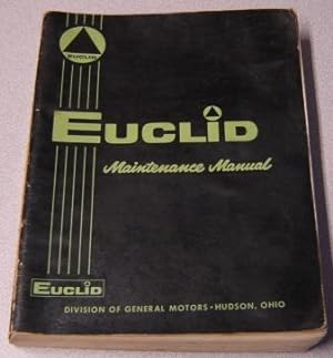 Euclid Maintenance Manual for 82-30/C-6 Crawler Tractor