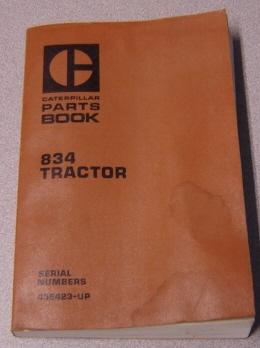 Caterpillar 834 Tractor Parts Book, Serial Numbers 43E423-Up, Form UEG0027S