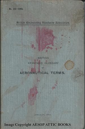 British Standard Glossary of Aeronautical Terms : No 185 - 1923