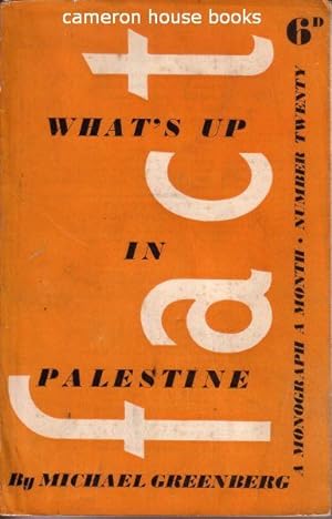 What's Up in Palestine?