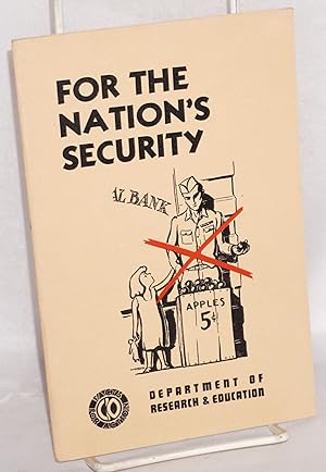 For the nation's security