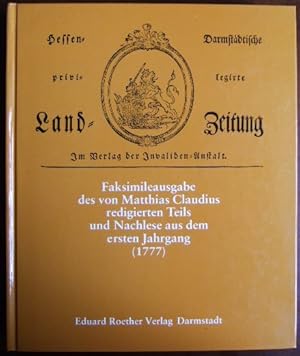 Hessisch-Darmstädtische privilegirte Land-Zeitung 1777. Nr. 1- 35.