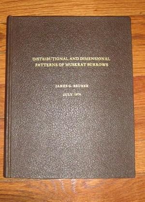 Distributional and Dimensional Patterns of Muskrat Burrows : July, 1979