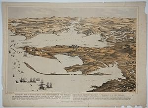 Crimean War map: Panoramic View of Kinburn Spit & Fort, Point Otchakiff, & Fort Nicolaieff. No 23