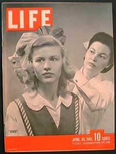 Life Magazine April 26, 1943 - Cover: "Jango"