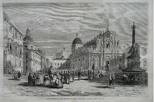 Italy, Sicily: The Cathedral and Square of the Elephant, Catania.