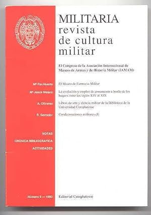 MILITARIA: REVISTA DE CULTURA MILITAR. NUMERO 5 - 1993.