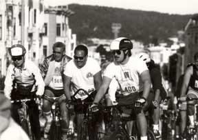 San Francisco bicycle race.